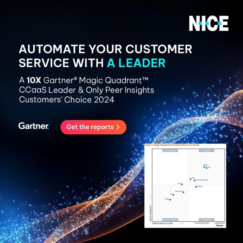 Gartner reconoce a NICE por su liderazgo continuo en soluciones CCaaS